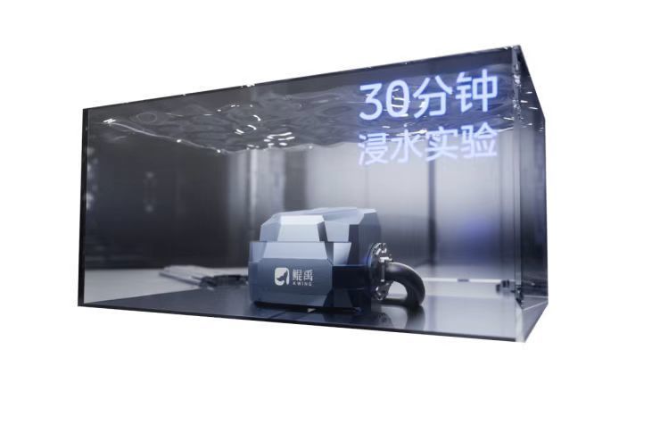 图:压缩机机电控一体化设计,实现IP67高防护等级