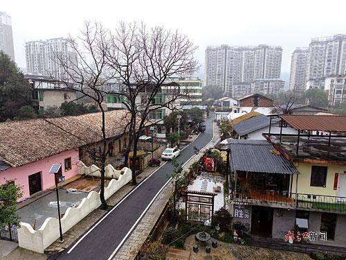 经过改造后的新余市渝水区蛤蟆山村。大江网视觉江西刘志平摄
