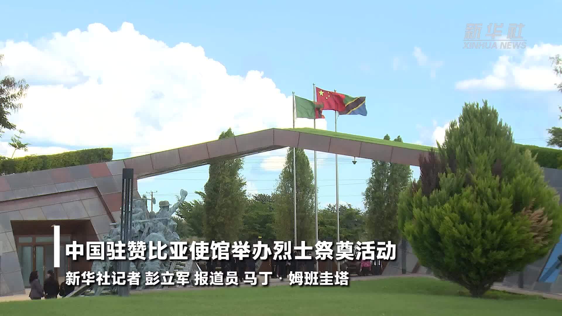 中国驻赞比亚使馆举办烈士祭奠活动