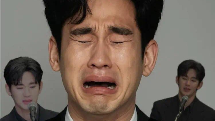 白哭了？金秀贤刚鼻涕一把泪一把，疑似2015年和金赛纶的合照出现封面图