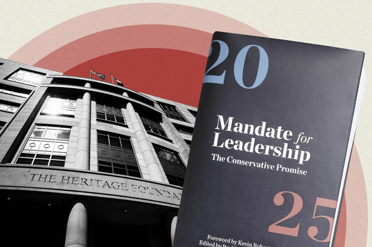 ▎ 《2025计划》(Project 2025)。图源:POLITICO