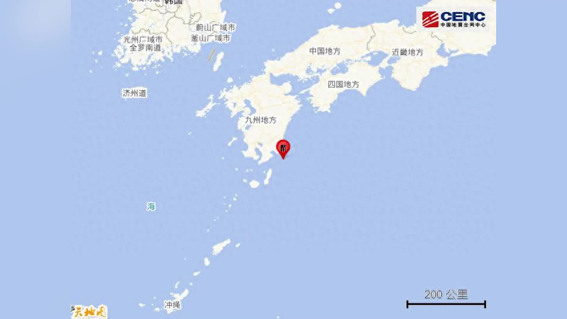 日本九州岛附近海域发生6.2级地震，此前研究若“南海海槽特大地震”至多或有29.8万人死亡