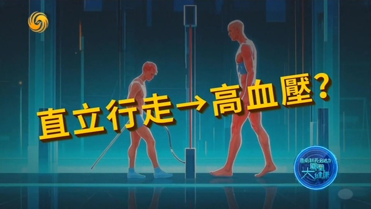 进化带来的健康困局：现代人高发的高血压疾病，竟然是由直立行走导致的？