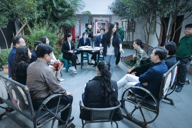 《司法所里的故事》拍摄现场