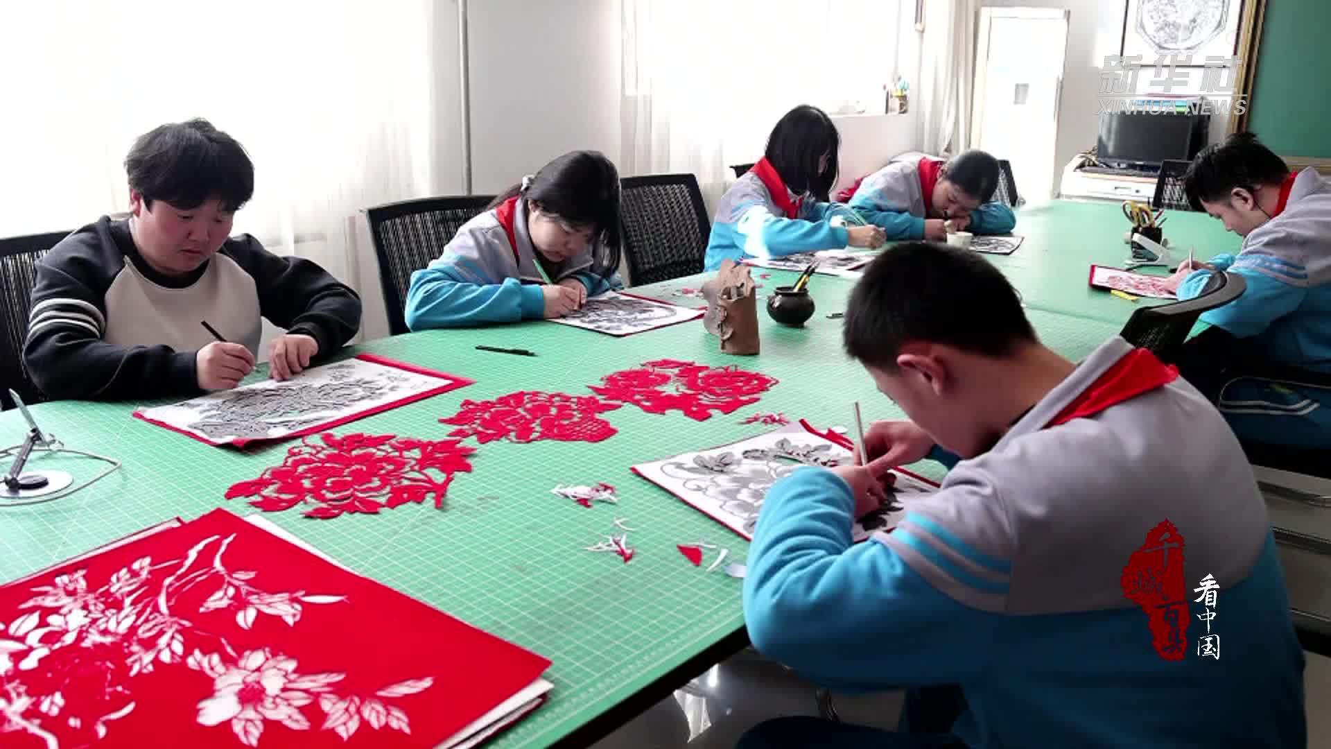 千城百县看中国｜山东定陶：“剪纸”遇上牡丹 再现盛开之美