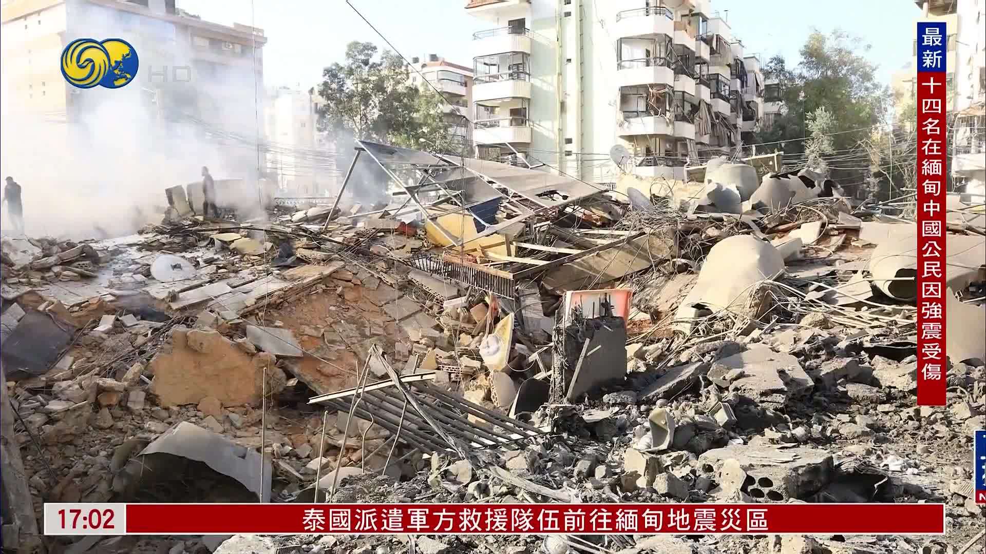 以色列空袭黎巴嫩叙利亚