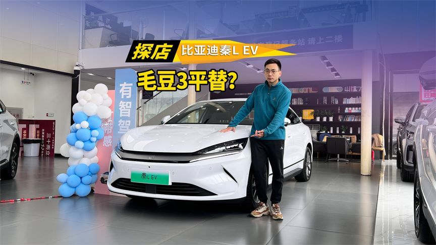 毛豆3平替，全系高阶智驾+中级车自由，探店比亚迪秦L EV