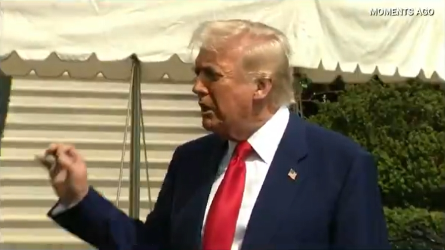 宣布加税致美股大跌，特朗普：市场将会繁荣，股市将会繁荣，国家将会繁荣