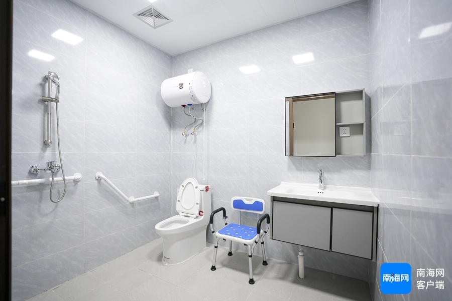 海口市秀英区秀英街道综合养老服务中心环境。记者 吴兴财 摄