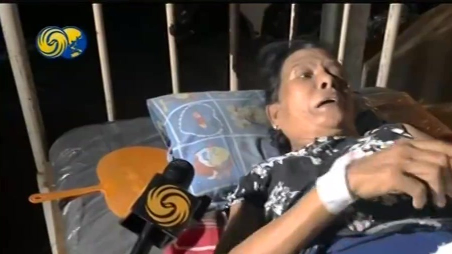 凤凰记者夜访缅甸首都医院，有伤者露天过夜