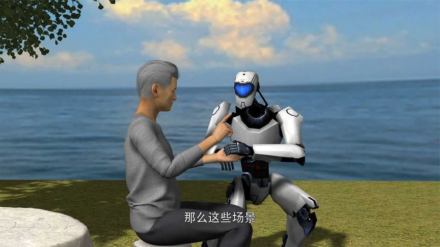 未来养老院里的机器人，将带给你一个新奇的生活