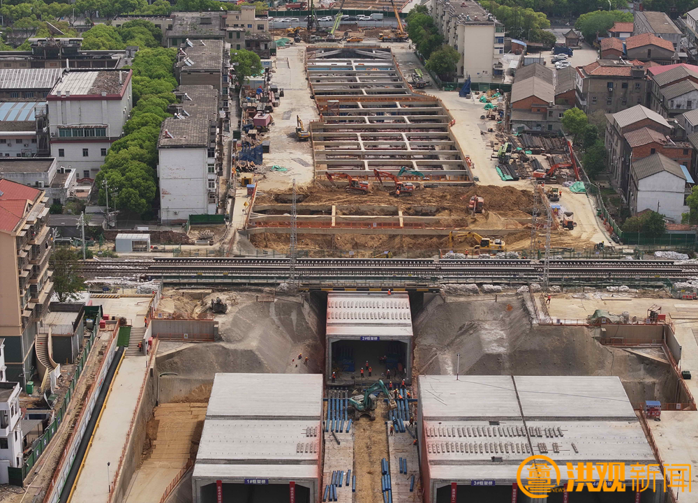 南昌广州路下穿京九铁路隧道工程有新进展