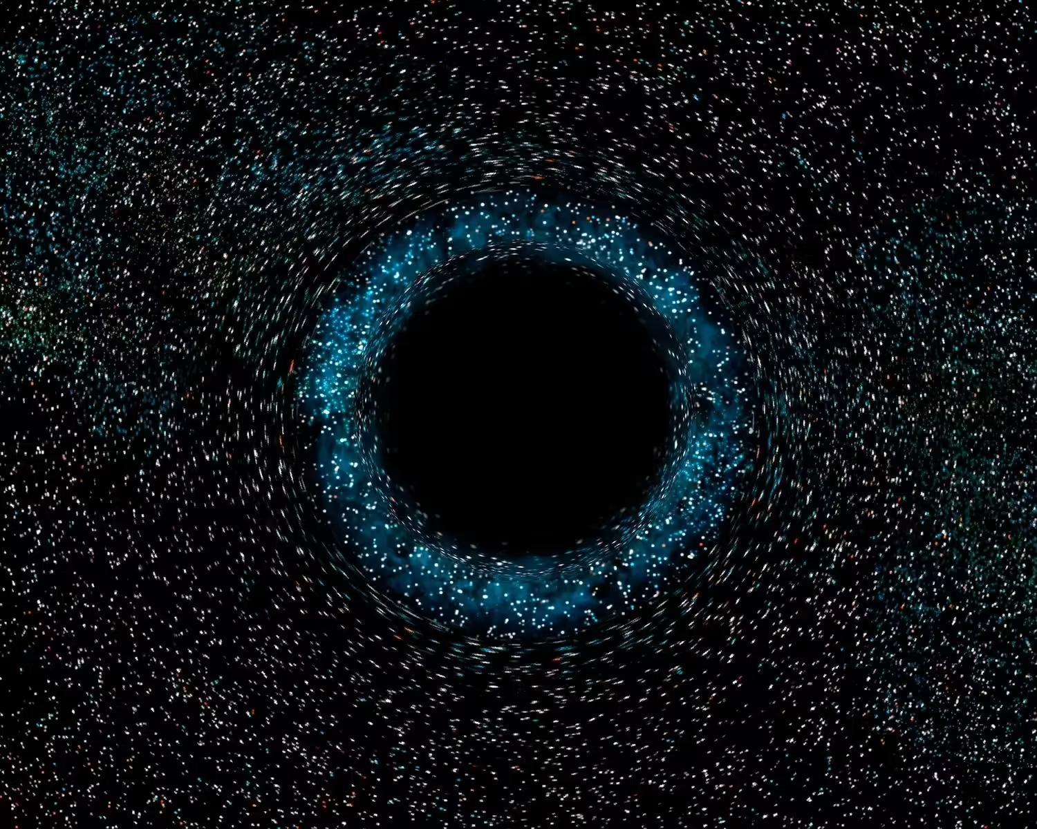 艺术家对类似于 Ansky 内部的恒星质量黑洞的想象。图源：欧洲航天局、NASA 和费利克斯・米拉贝尔