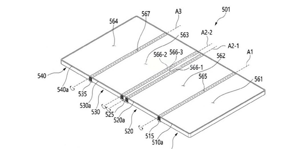 三折叠还不够!三星四折叠手机概念曝光:展开如大平板