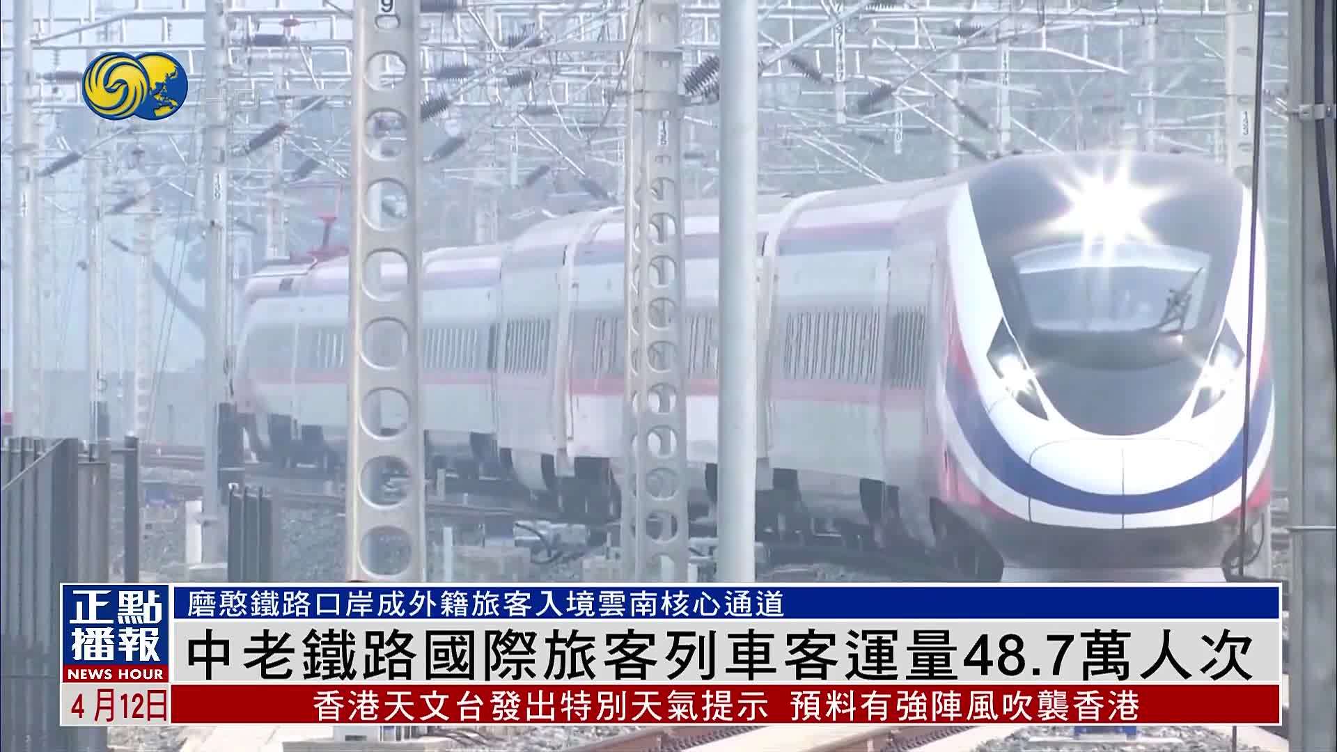 中老铁路国际旅客列车客运量48.7万人次