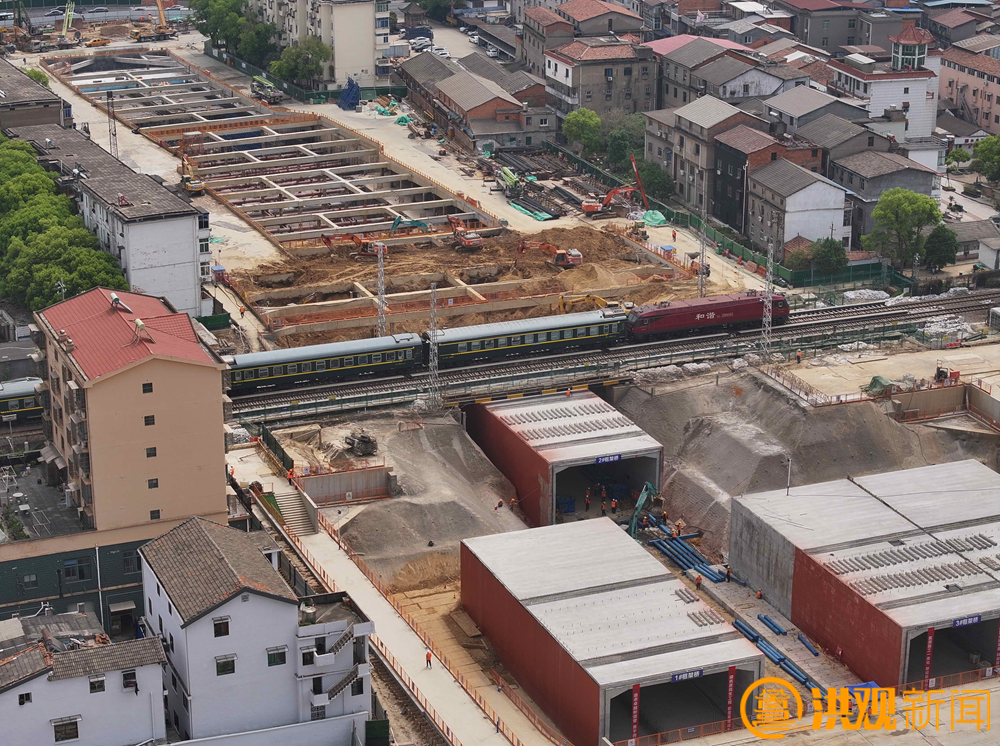 南昌广州路下穿京九铁路隧道工程有新进展
