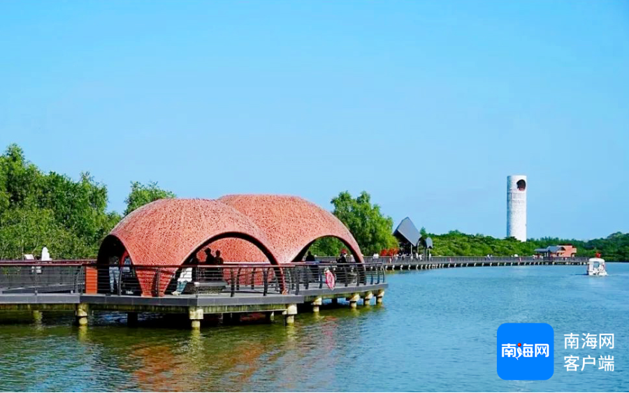 海口东寨港红树林旅游区。海口市旅文局供图