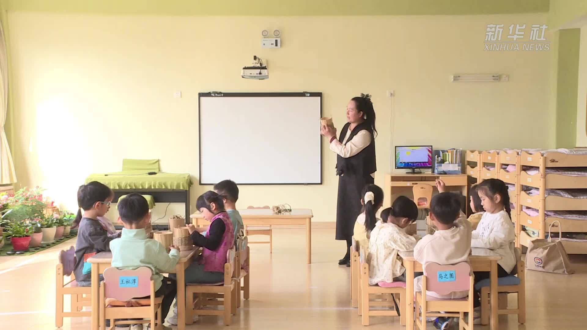 幼儿园里的非遗初体验