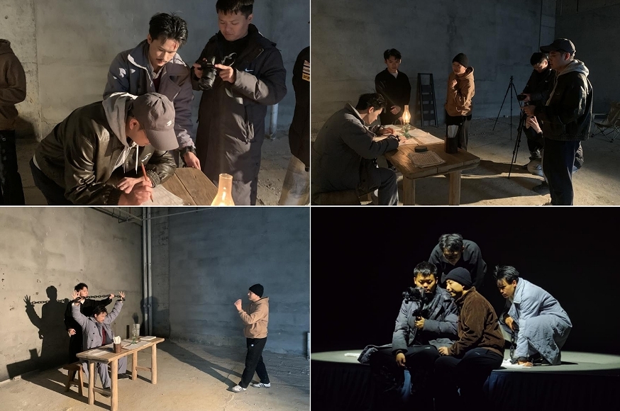 《跨越时空的对话》拍摄现场