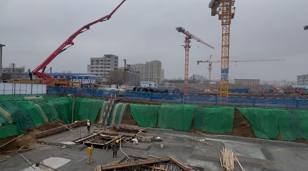 正在建设的新楼盘