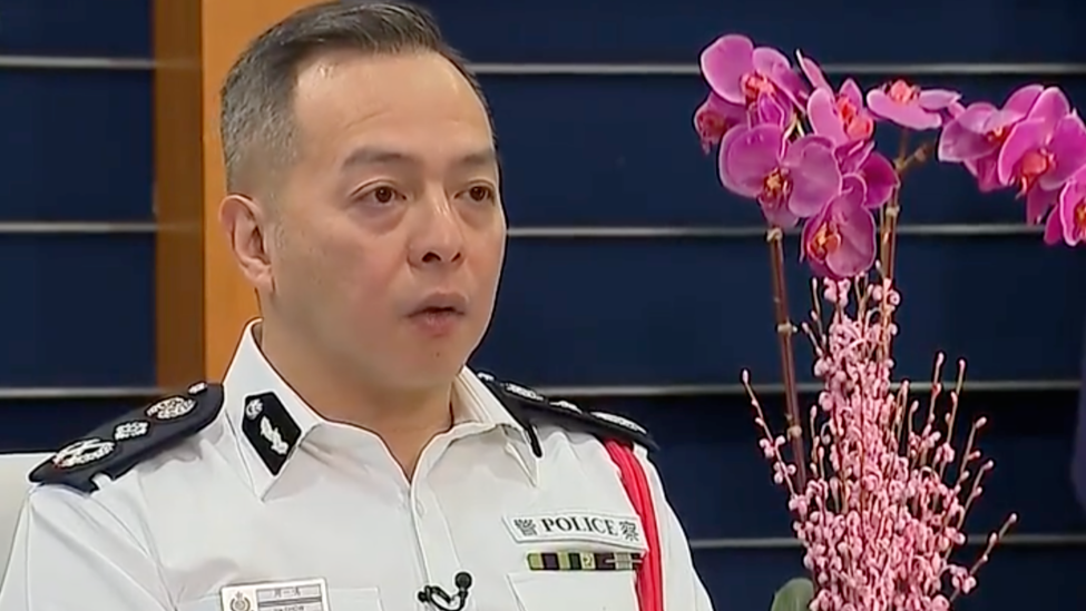 香港警务处处长周一鸣：上任首要工作是维护国家安全