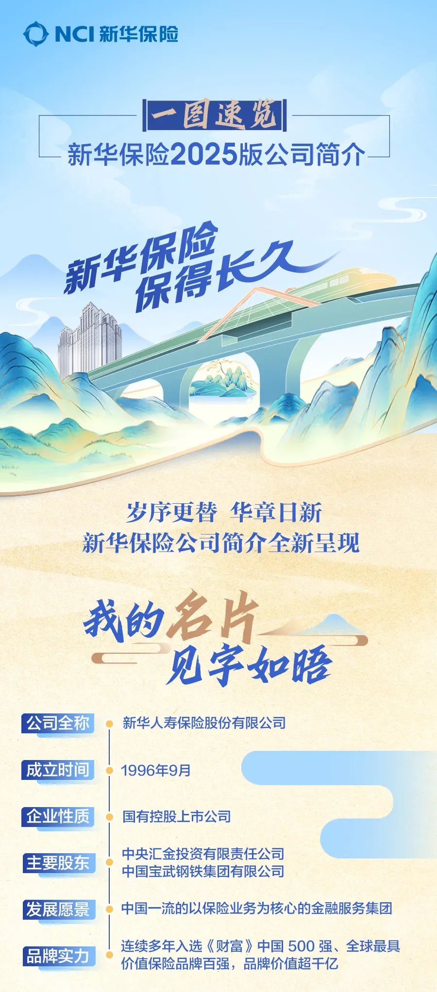 我是新华保险，请查收我的新名片！