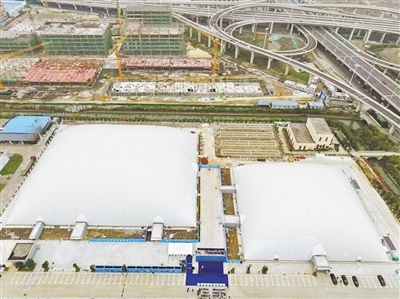 我市首个“气膜工厂”外观