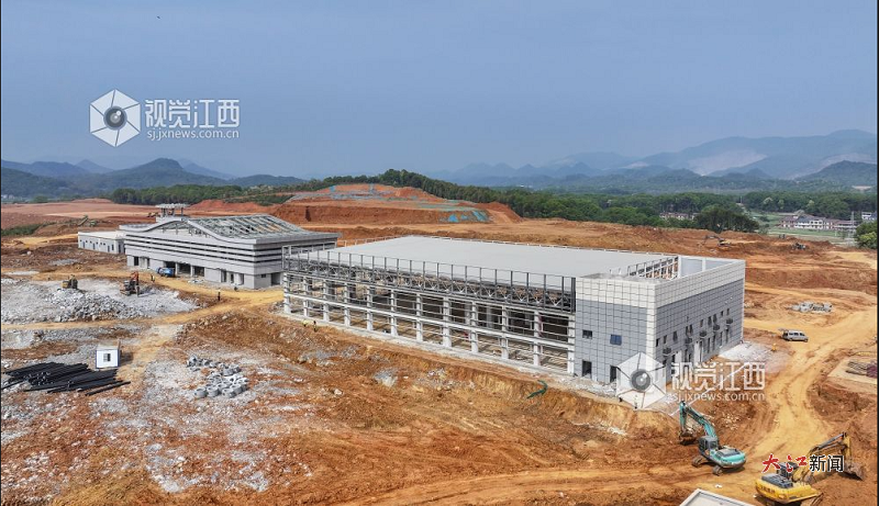瑞昌通用机场航站楼已初具雏形（视觉江西 魏东升 摄）