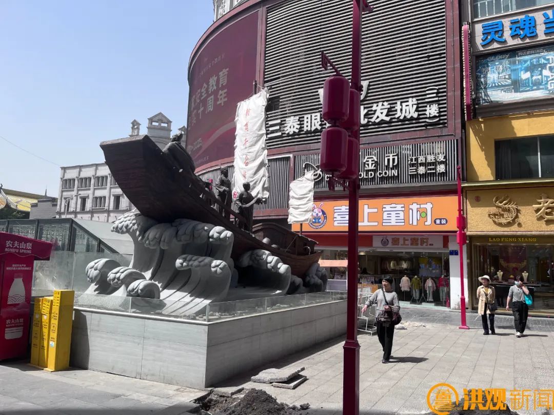 上新!南昌胜利路步行街改造工程将在“五一”之前完工