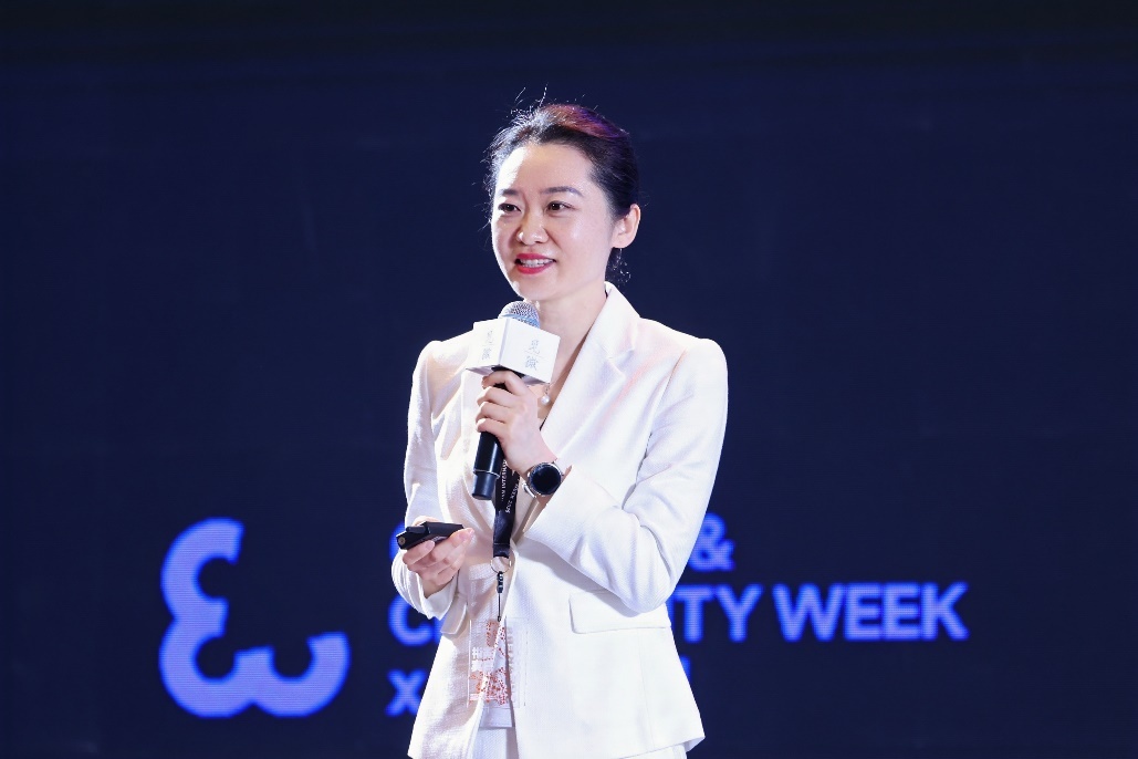 图注:青岛啤酒博物馆馆长孙姬