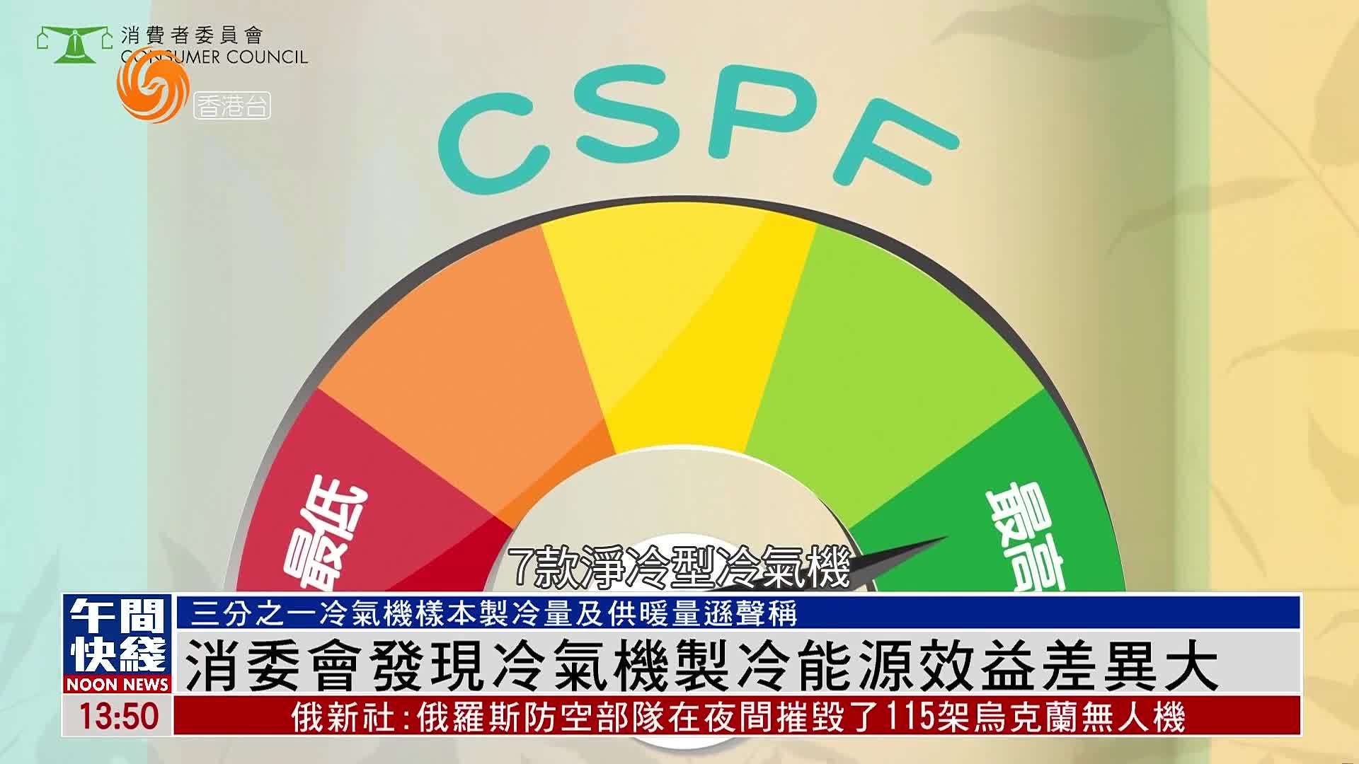 粤语报道｜香港消委会发现冷气机制冷能源效益差异大
