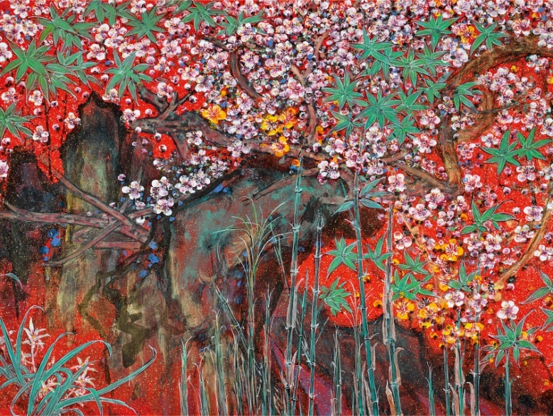 萧晖荣 《君子之风》 局部—2