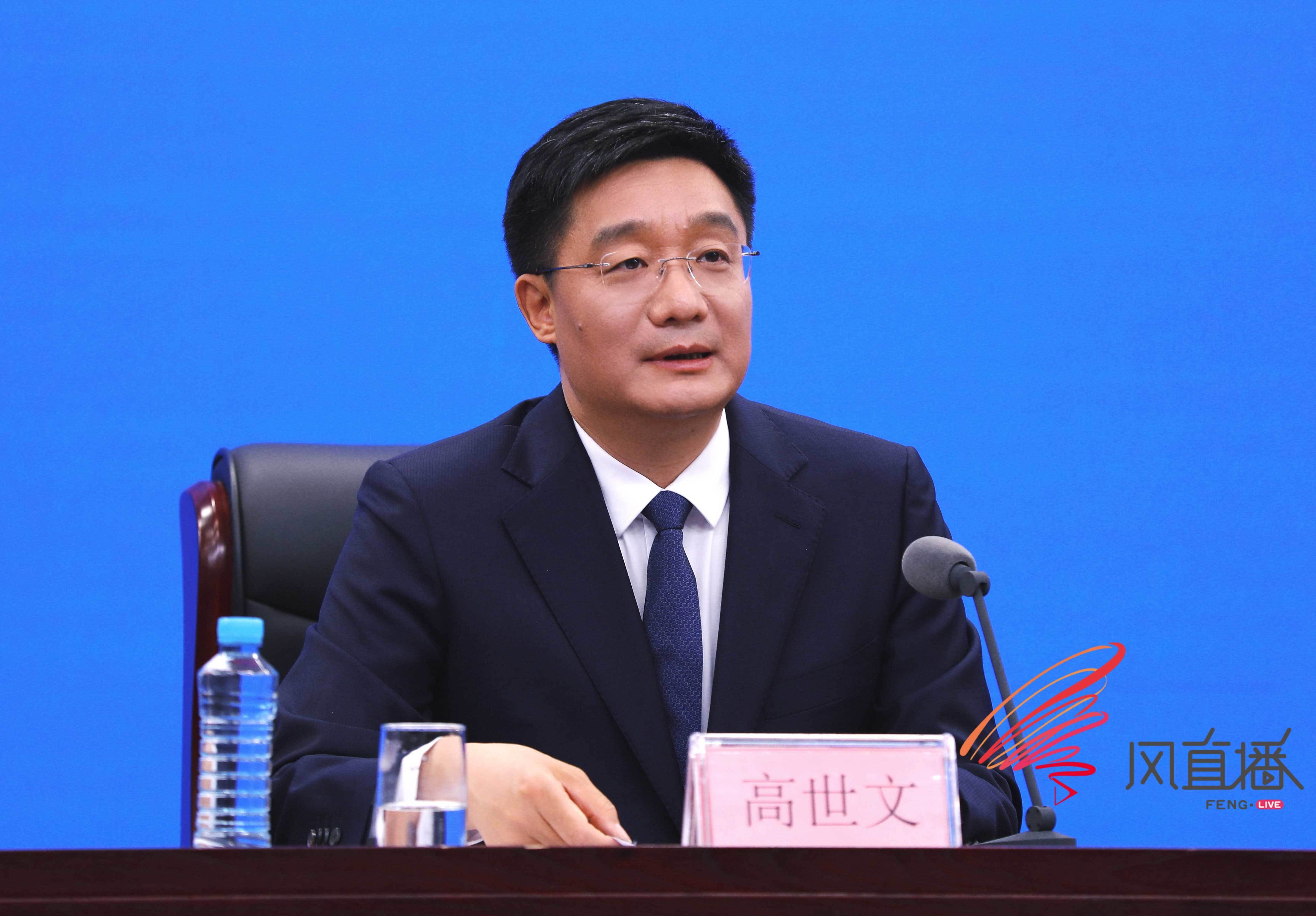 南昌市委副書記、市長高世文（史玉琨 攝）