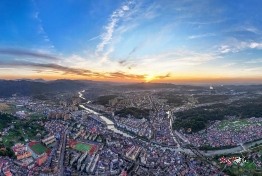 芦溪县城市大景