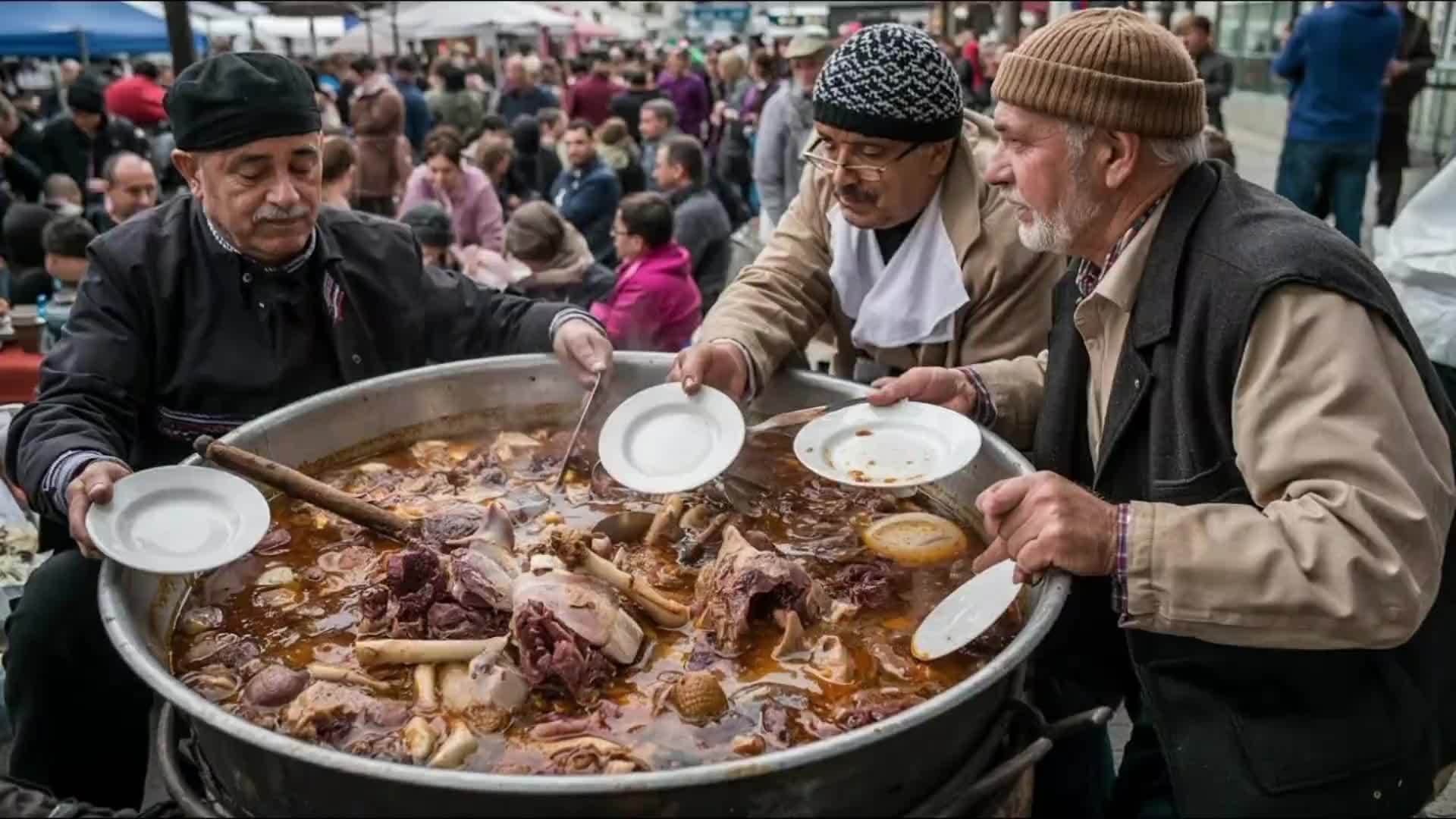 见识一下，巴基斯坦凌晨5点就营业的牛蹄汤，打工人的专属早餐