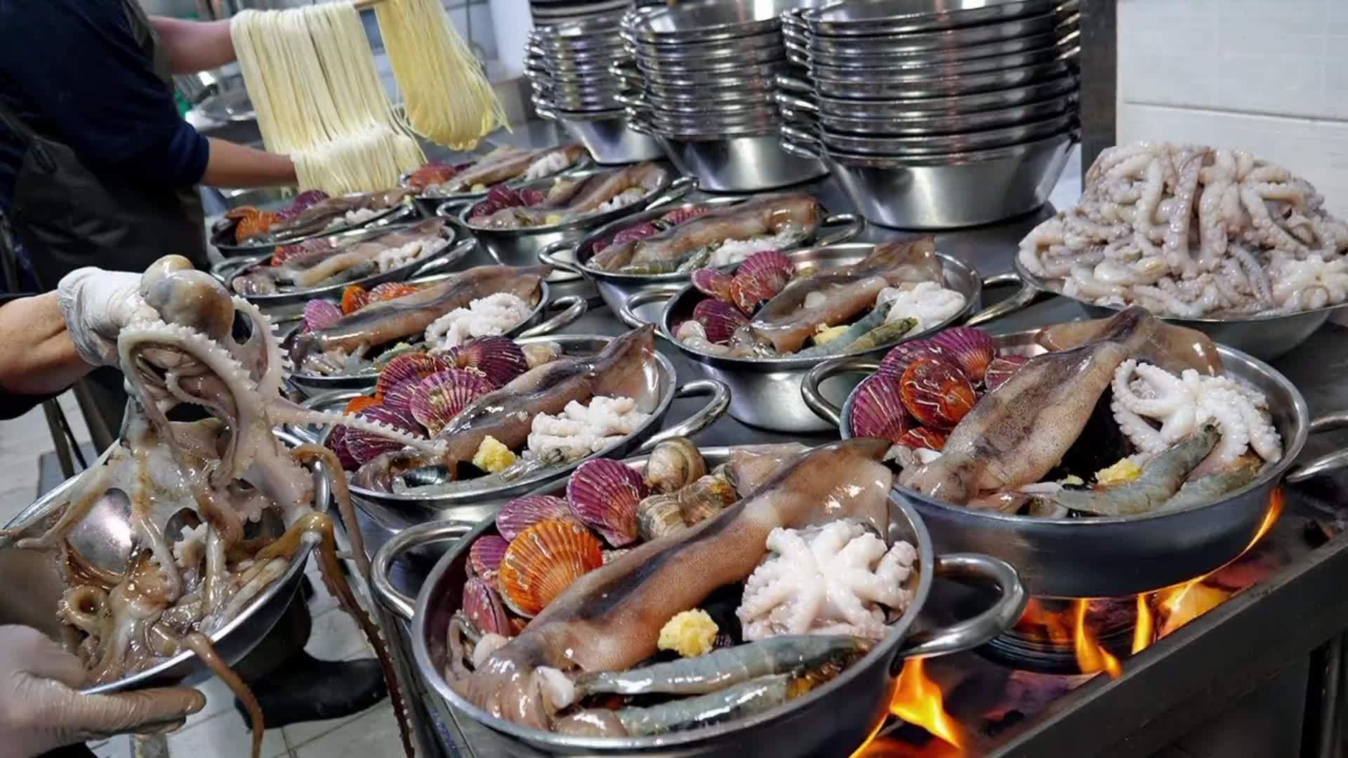 一顿饭花了5万韩元，韩国釜山最受欢迎的“海鲜大杂烩”