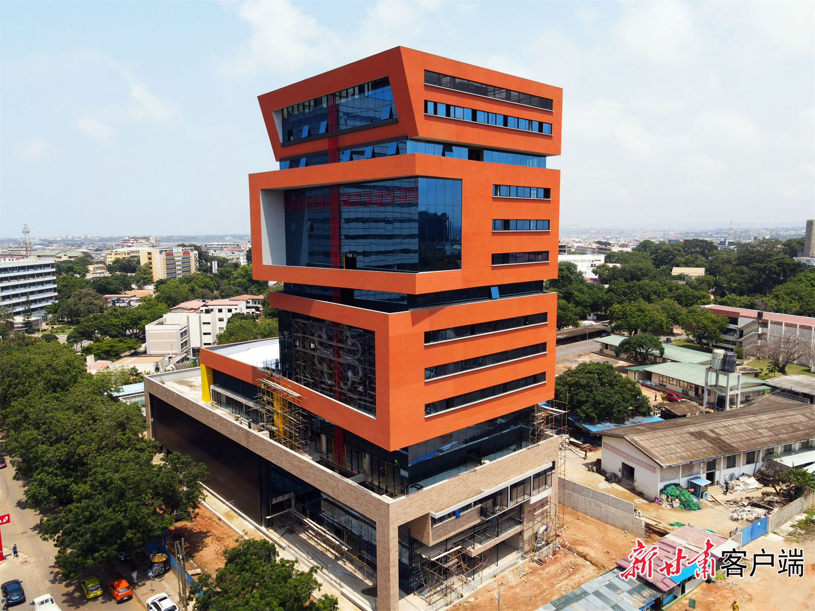 甘肃建投集团建设的加纳卫斯理大厦