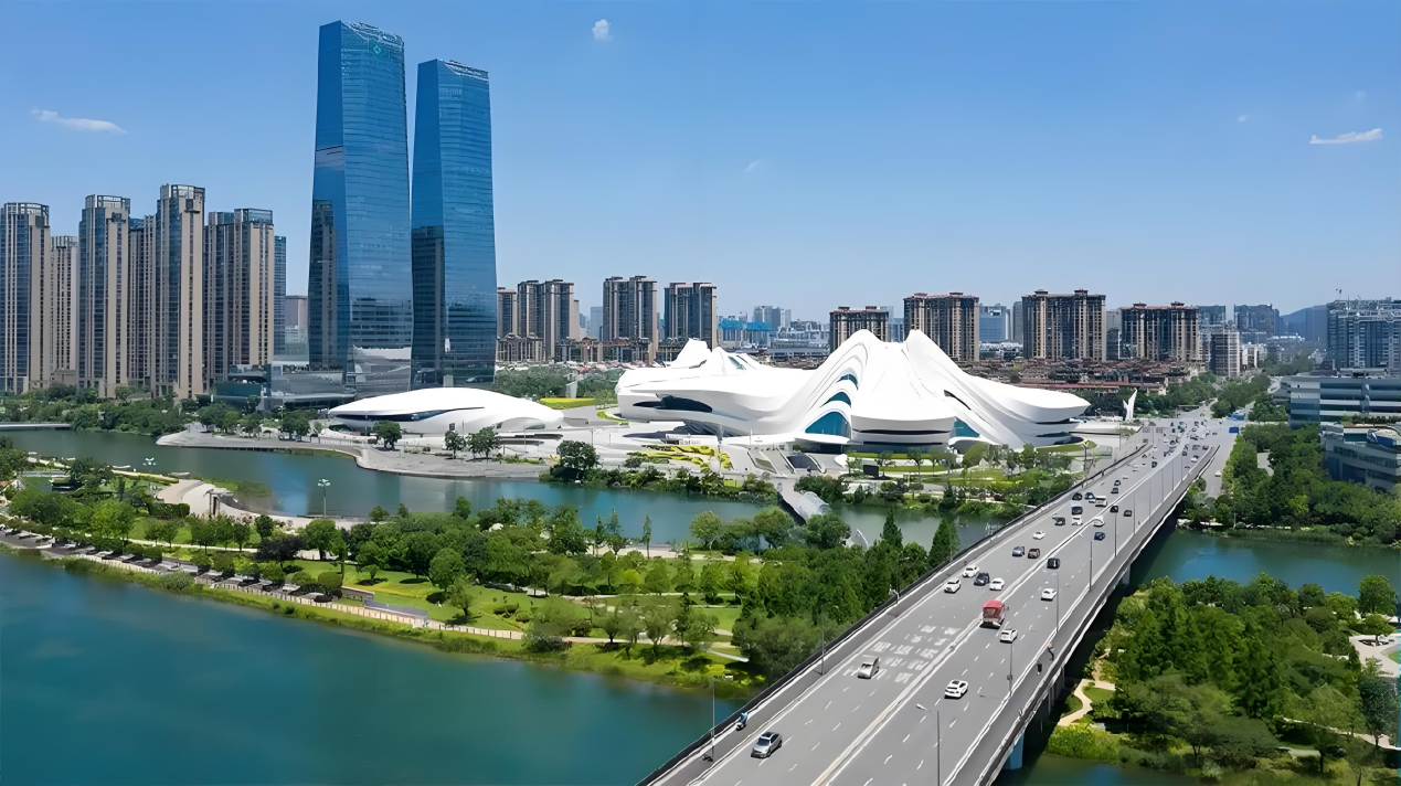 湖南湘江新区梅溪湖国际新城。