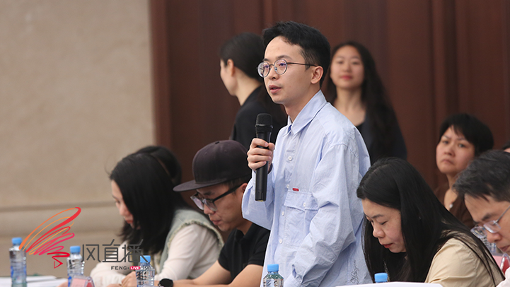 中央廣播電視總臺提問（省政府網文穎 攝）