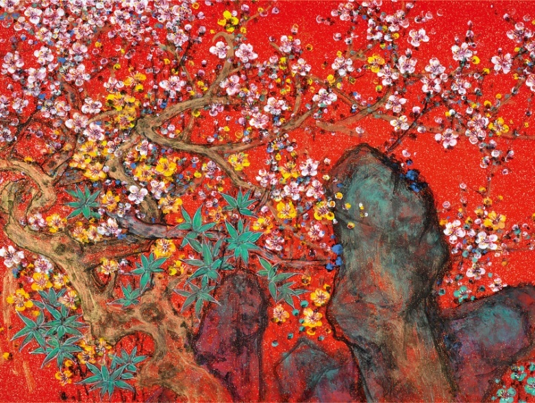 萧晖荣 《君子之风》 局部—3