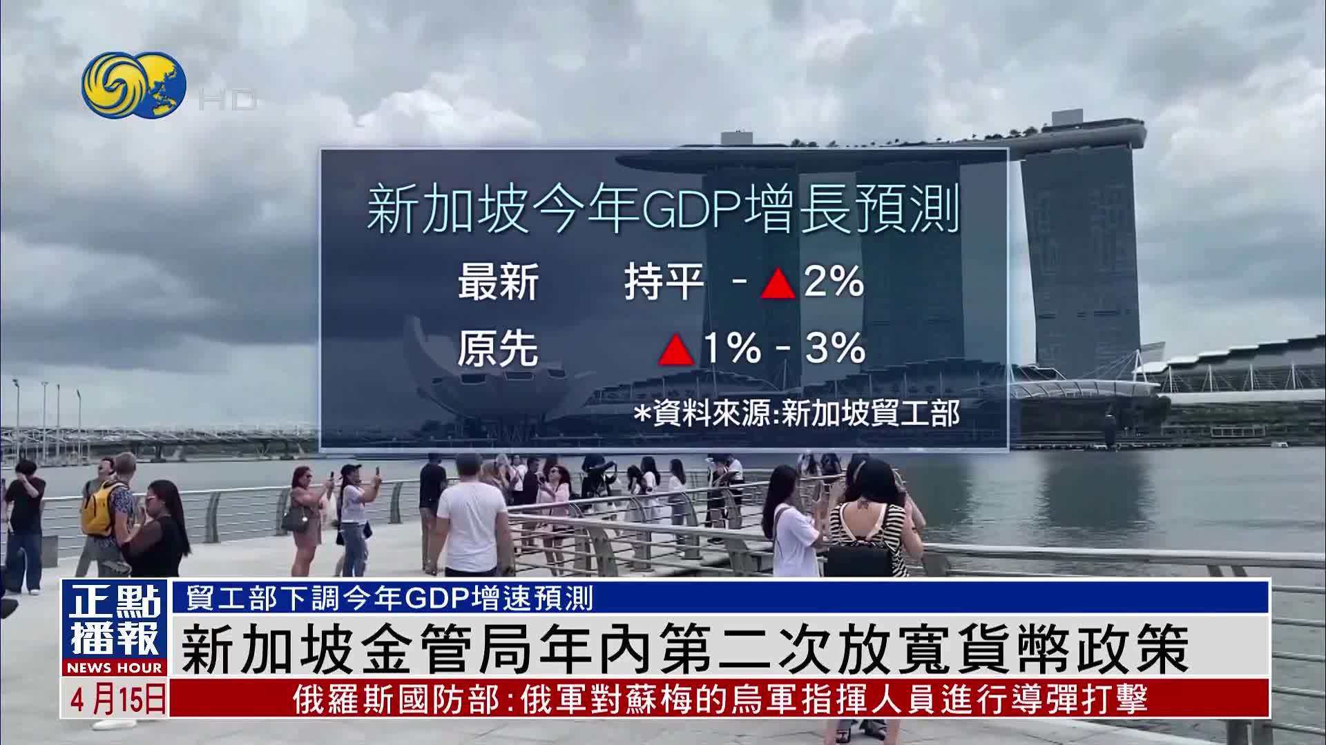 新加坡金管局年内第二次放宽货币政策