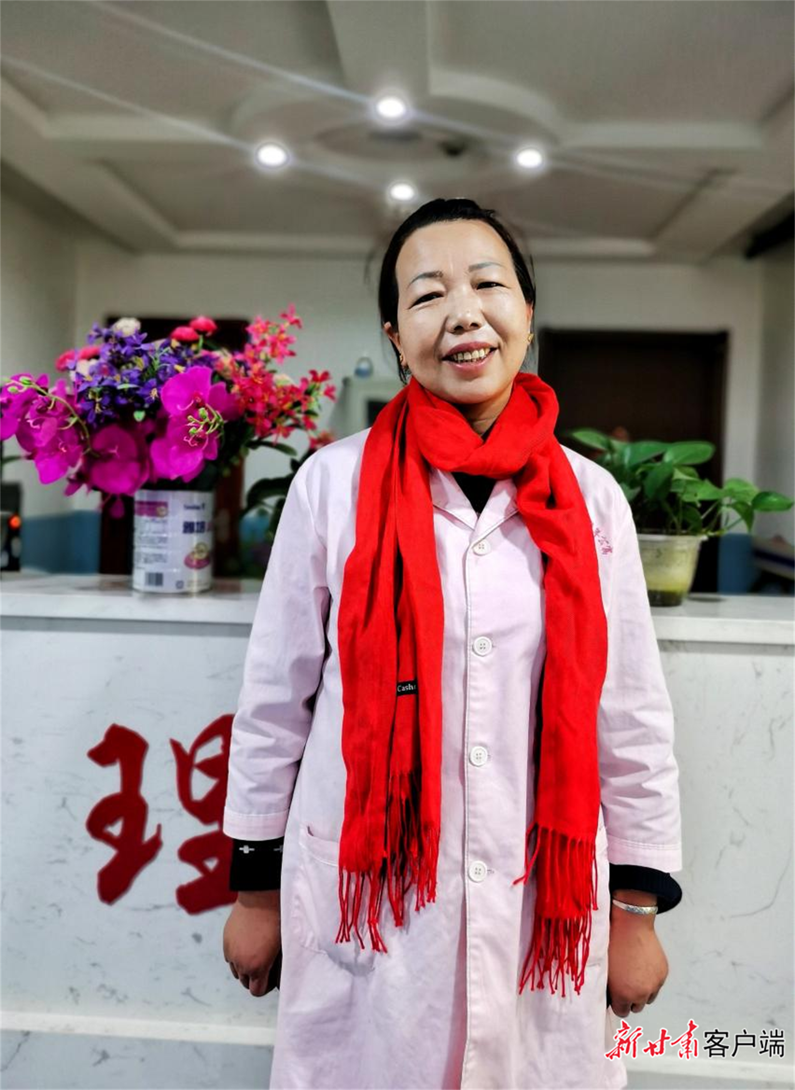 养老护理员何存梅（受访者供图）