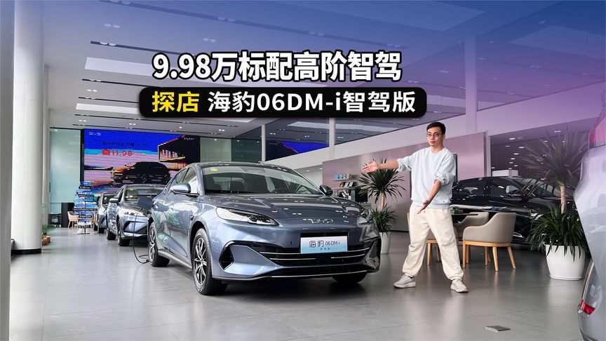 起步不到10万，全系标配高阶智驾，探店海豹06DM-i智驾版