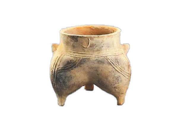 清水县李崖遗址出土的夹砂褐陶铲足鬲