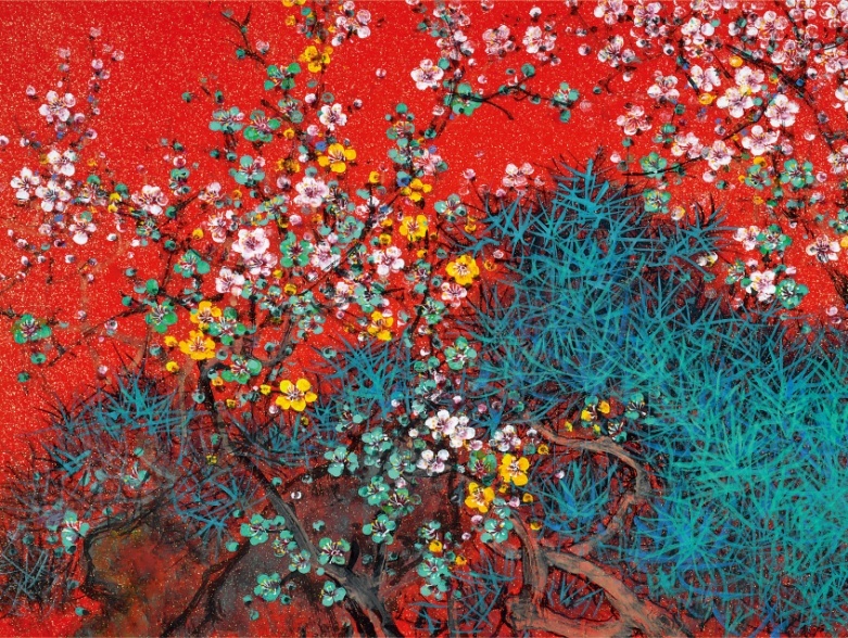 萧晖荣 《君子之风》 局部—4