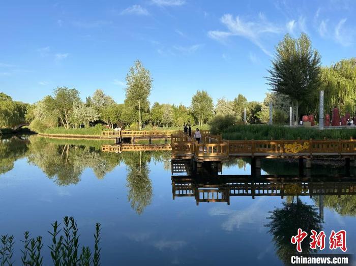 图为高台县湿地公园一角(资料图) 戴文昌 摄