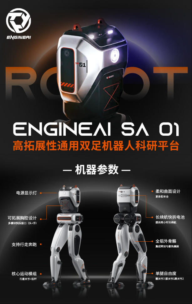 众擎两款人形机器人开售,与甲亢哥共舞同款售价18.8万元