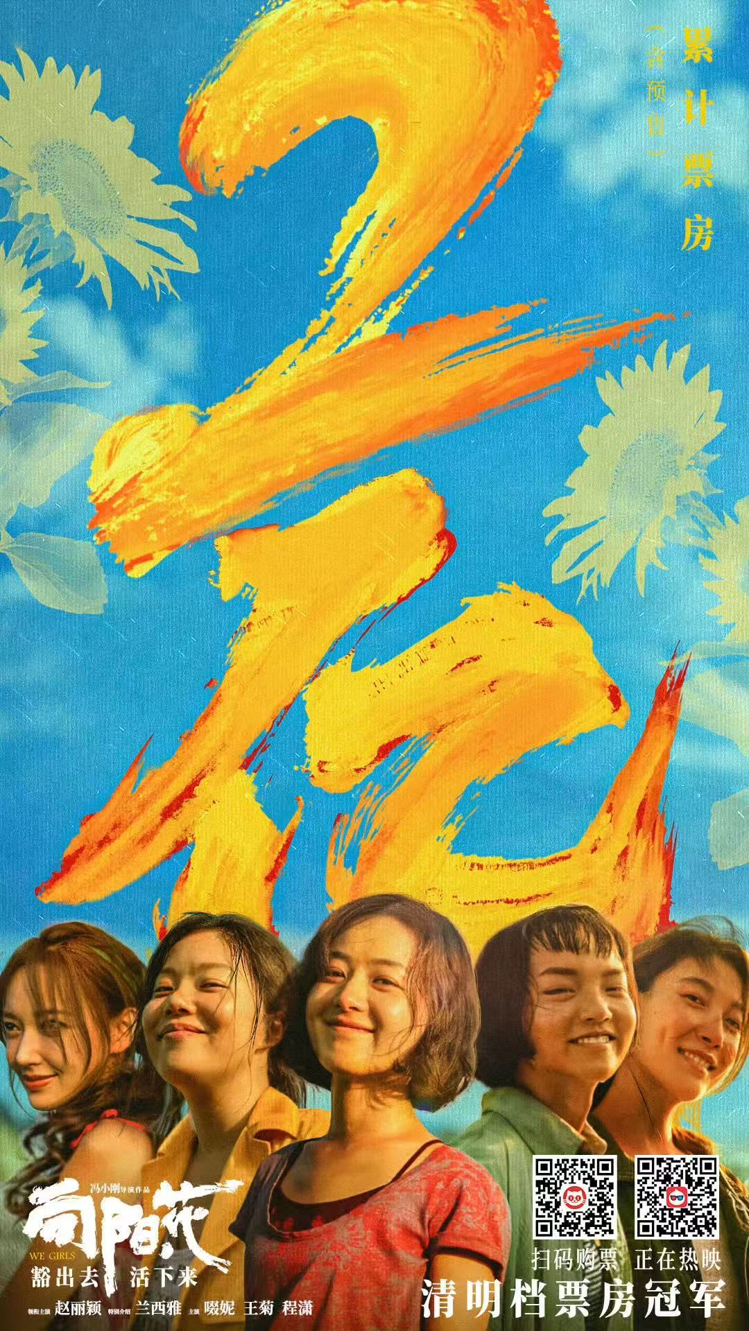 《向阳花》票房破2亿，冯小刚朋友圈发战报：春节档后第一部没赔钱的国产片