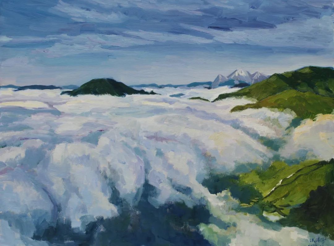 △张傅涛《千坝云海》