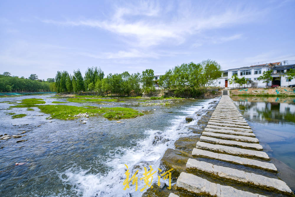 水库放水为地下补源 济南乡村网红打卡点现激流飞瀑